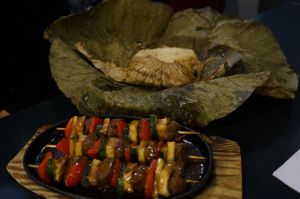 'meat' skewers at Tien Hiang in Paris