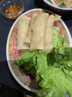 Fried spring rolls  at Tien Hiang in Paris