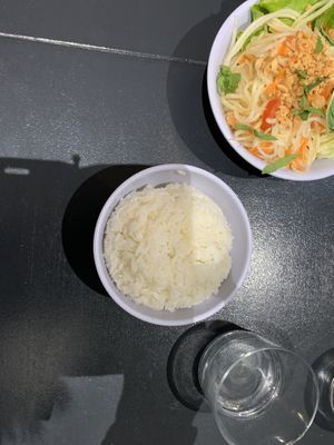 Papaya salad  at Tien Hiang in Paris