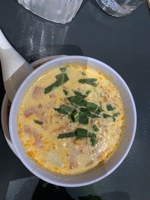 Miso soup  at Tien Hiang in Paris