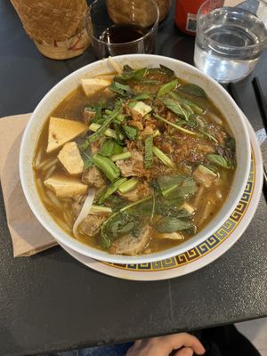 Vegan pho  at Tien Hiang in Paris