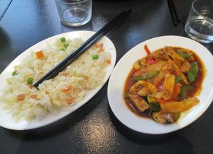 Cantonese rice, satay beef at Tien Hiang in Paris