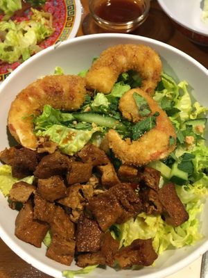 Bo bun « crevettes » at Tien Hiang in Paris
