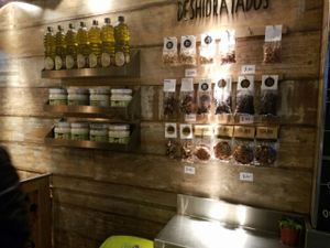 Vegan products at JU in Buenos Aires