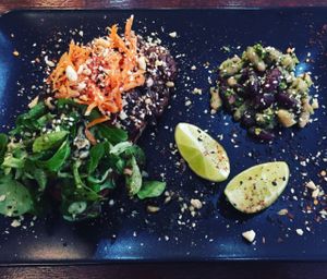 Beautiful sauté mushrooms & red onion on sourdough at Two Planets in Berlin