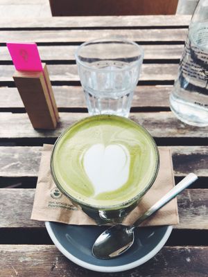 Matcha Latte with Almond Milk at Tang by Yogism - Dawson St in Dublin