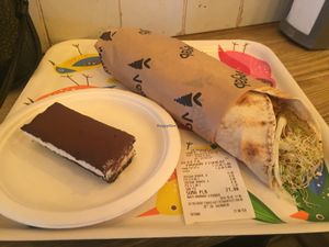 ";Tortilla"; and dessert at Vegab in Krakow