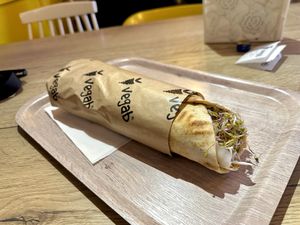 Limited edition Bollywood Maxxi wrap 🌯  at Vegab in Krakow