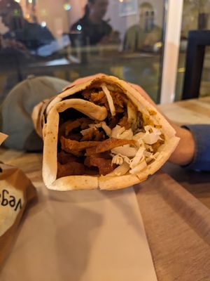 Burger at Vegab in Krakow