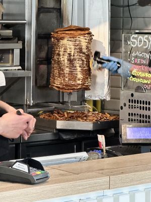 Kebab ‘meat'  at Vegab in Krakow