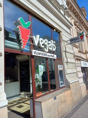 Outside at Vegab in Krakow