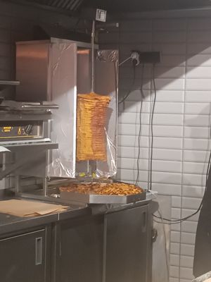 Vegan kebab at Vegab in Krakow