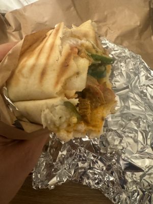 Vegan kebab   at Vegab in Krakow