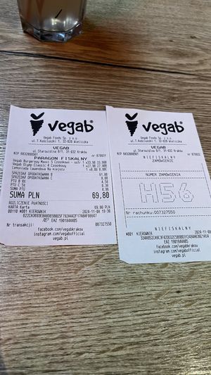 bill  at Vegab in Krakow