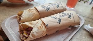 Cheesy and burgerowy kebabs at Vegab in Krakow