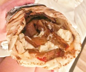 meaty seitan kebab at Vegab in Krakow