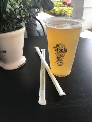 Kombucha at Utopia Juice Bar in Pompano Beach