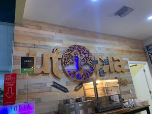 Utopia art at Utopia Juice Bar in Pompano Beach