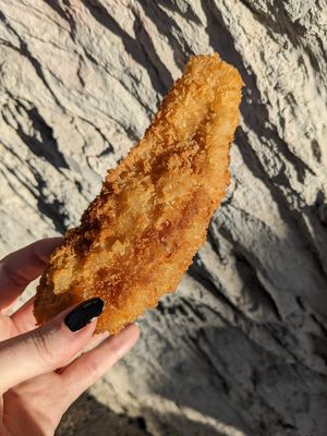 Battered eggplant at Trang Bakery and Cafe in Collingwood
