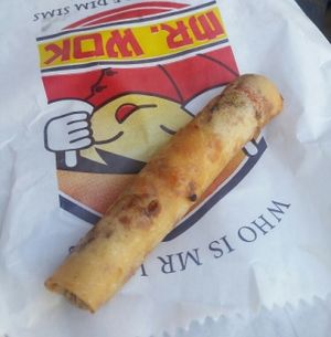 Vegan spring rolls  at Trang Bakery and Cafe in Collingwood