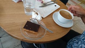 Snickers square at Gamla Bibliotekscafeet in Umea