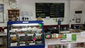 counter at Raw Balance Raw Food Deli in Taupo