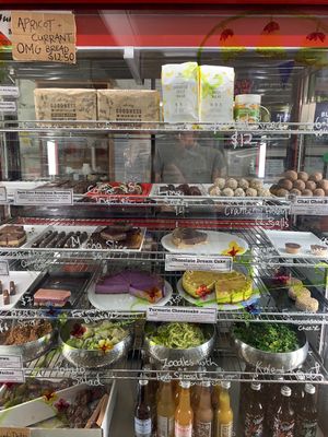 Cold case at Raw Balance Raw Food Deli in Taupo