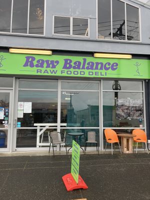 Outside at Raw Balance Raw Food Deli in Taupo