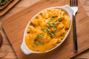 Plant-based Vegan and Gluten-Free Mac and Cheese. at Nectar in Asheville