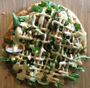 Raw GF Pizza  at Nectar in Asheville