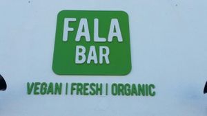 logo signage at Fala Bar in Venice
