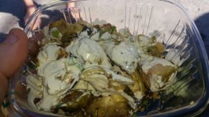 side salad at Fala Bar in Venice