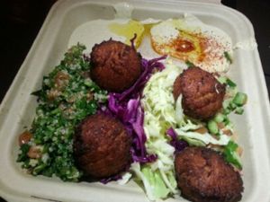falafel plate at Fala Bar in Venice