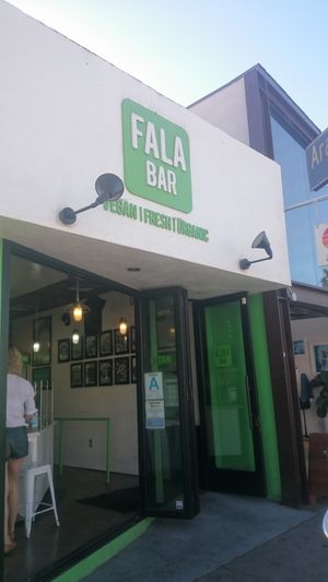 Outside at Fala Bar in Venice