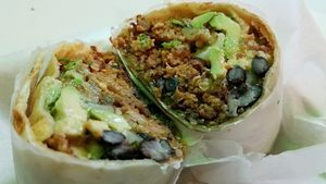 burrito at Fala Bar in Venice