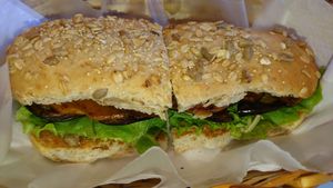 Vegan sandwich   at Zen Tea in San Martin De Los Andes