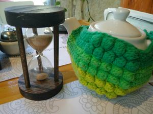 Tea & timer at Zen Tea in San Martin De Los Andes