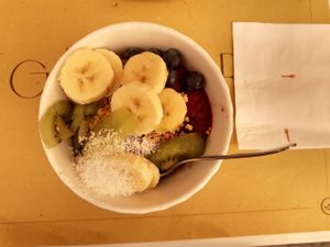 Pitaya bowl at Ginger in Rome