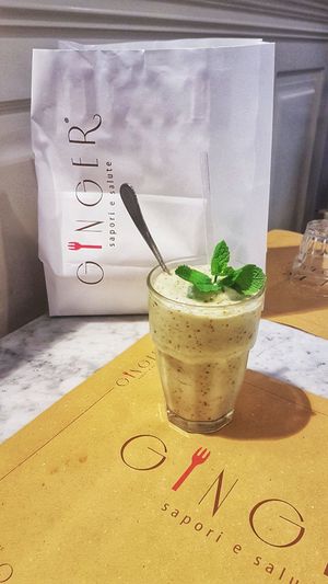 Tasty smoothies! at Ginger in Rome