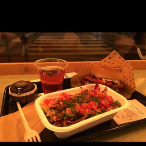 Full vegan meal for €11.80, delicious  at Swing Kitchen - Operngasse in Vienna