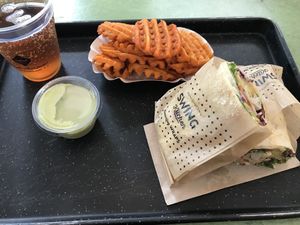 Swiss wrap @ Swing Kitchen, Vienna at Swing Kitchen - Operngasse in Vienna