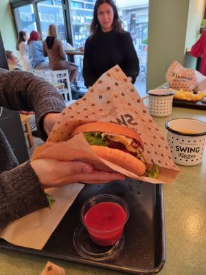 Cute mug at Swing Kitchen - Operngasse in Vienna