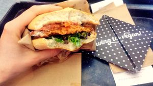 The best burger! at Swing Kitchen - Operngasse in Vienna