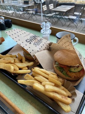 vienna burger  at Swing Kitchen - Operngasse in Vienna
