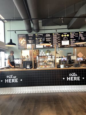 Inside the restaurant   at Swing Kitchen - Operngasse in Vienna