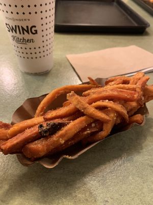 Sweet potato fries  at Swing Kitchen - Operngasse in Vienna