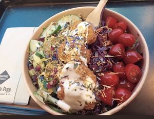 Nugget salad  at Swing Kitchen - Operngasse in Vienna