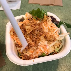 vegan coleslaw! Yum!! at Swing Kitchen - Operngasse in Vienna