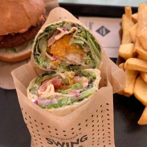 Kitchen Wrap (9,40€) at Swing Kitchen - Operngasse in Vienna