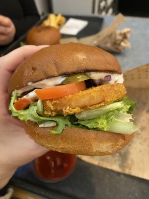 Vienna burger   at Swing Kitchen - Operngasse in Vienna